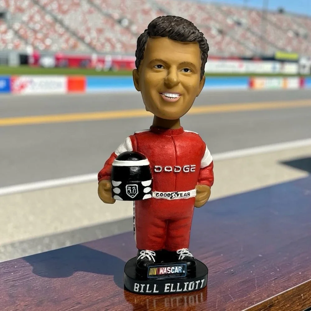 Bill Elliott Bobble-Head NASCAR Goodyear Booble Dobbles Aleaxander Global Figure
